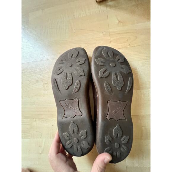 Born Women’s Brown Comfort Flats Leather Loafers handmade Shoes 
in Mexico sz 8 - Picture 7 of 11